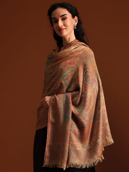 Women Grand Paisley Kaani Kashmiri Shawl