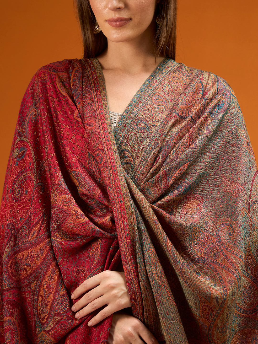 Women Grand Paisley Kaani Kashmiri Shawl