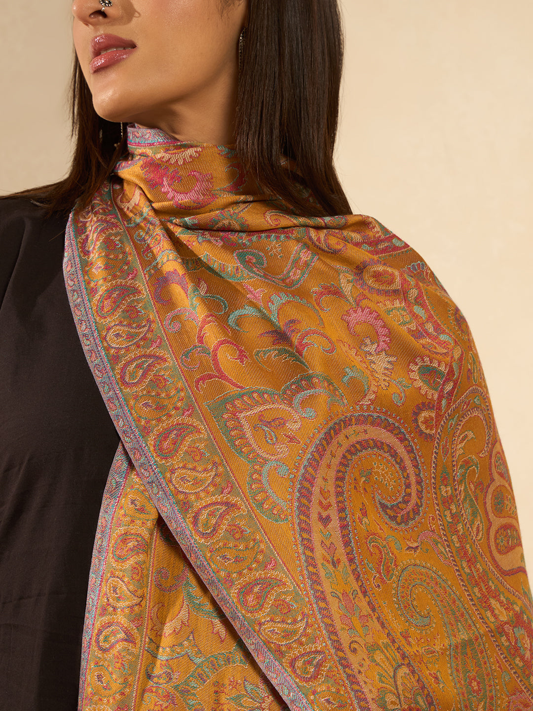Women Imperial Ambi Kaani Stole
