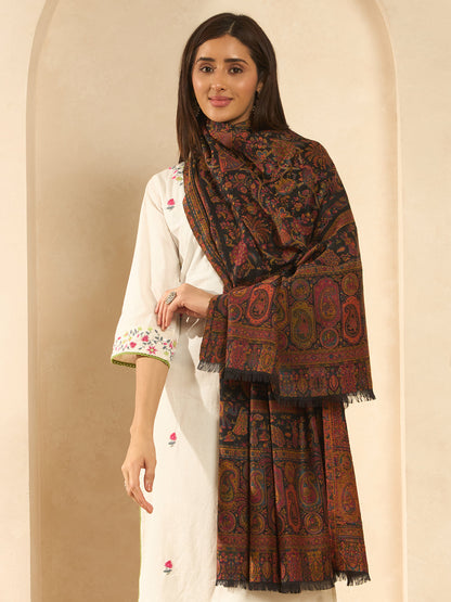 Women Orchard Kaani Wool Blend Kashmiri Shawl