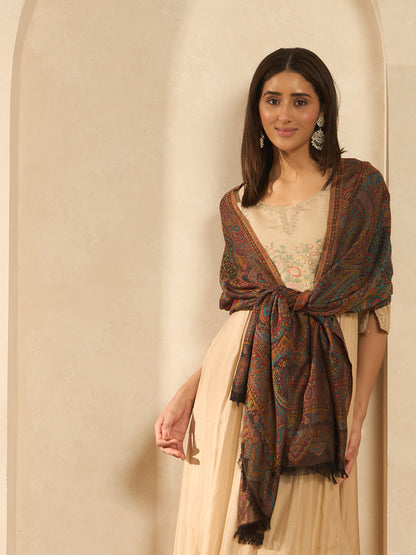 Women Grand Paisley Kaani Kashmiri Shawl