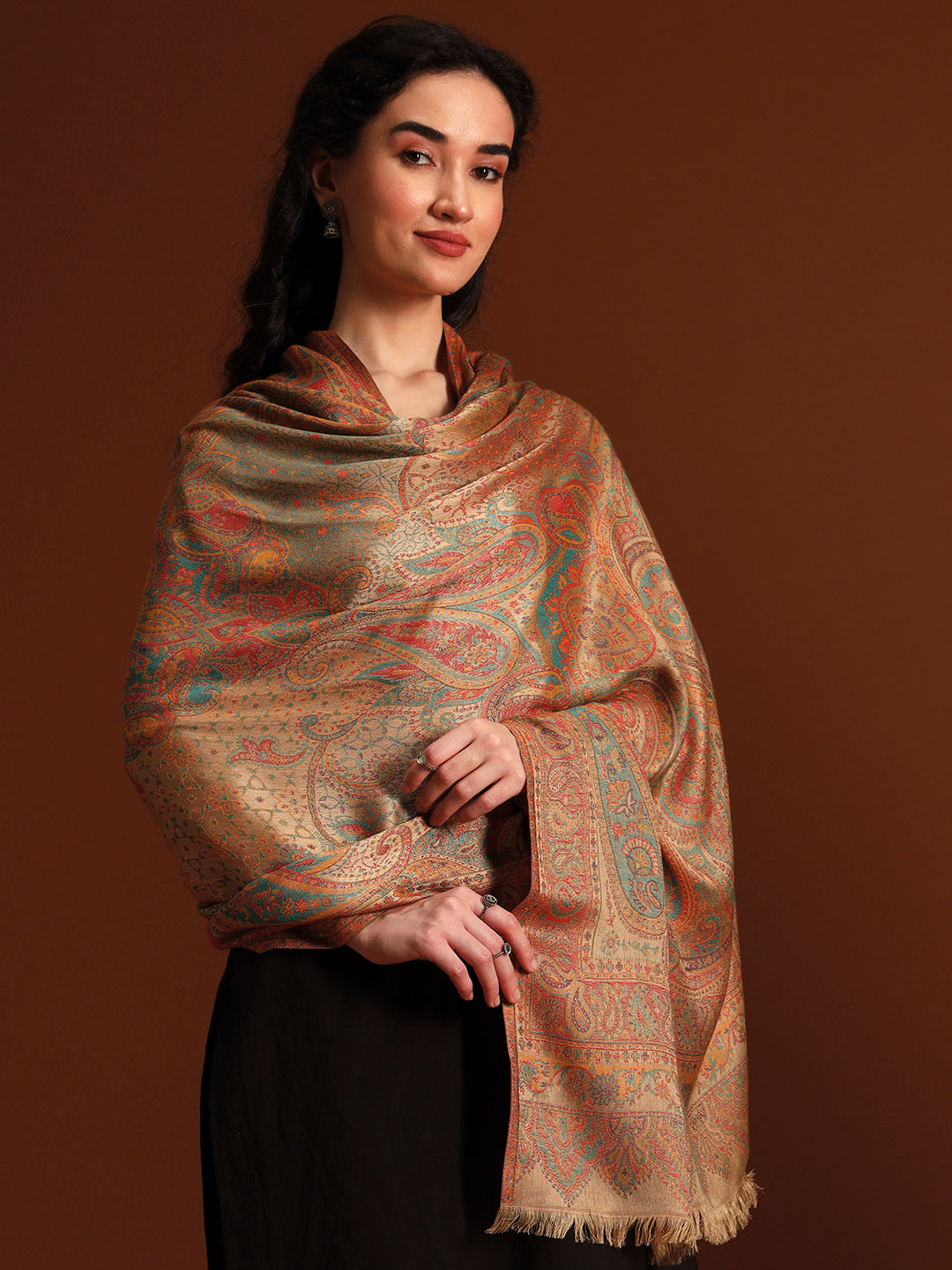 Women Grand Paisley Kaani Kashmiri Shawl