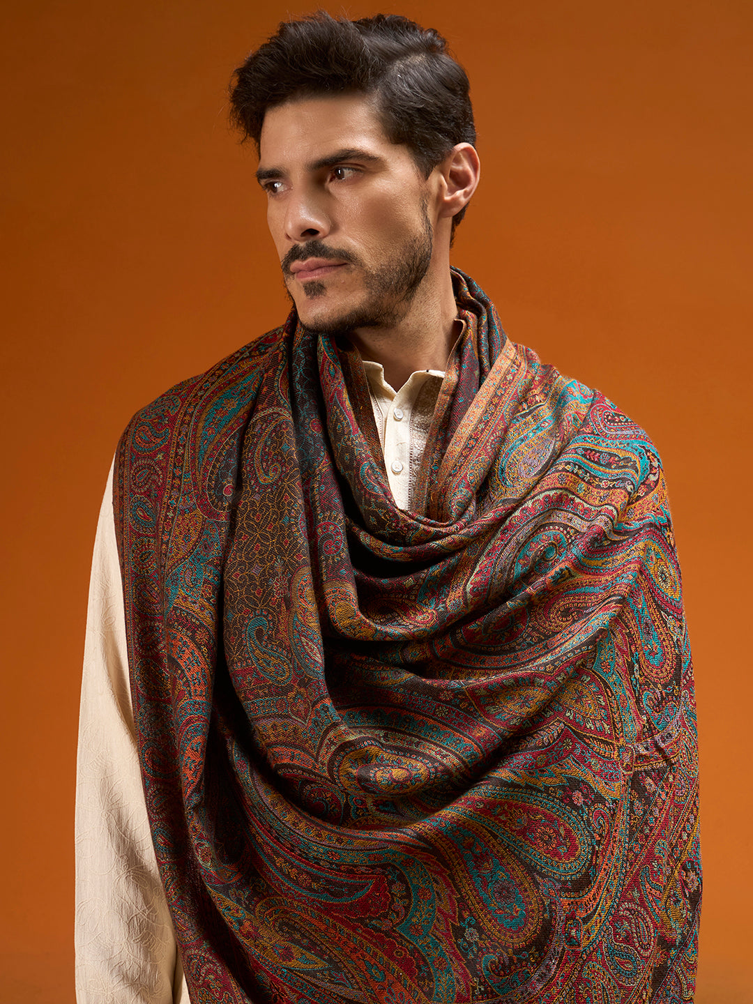 Men Grand Paisley Kaani Shawl