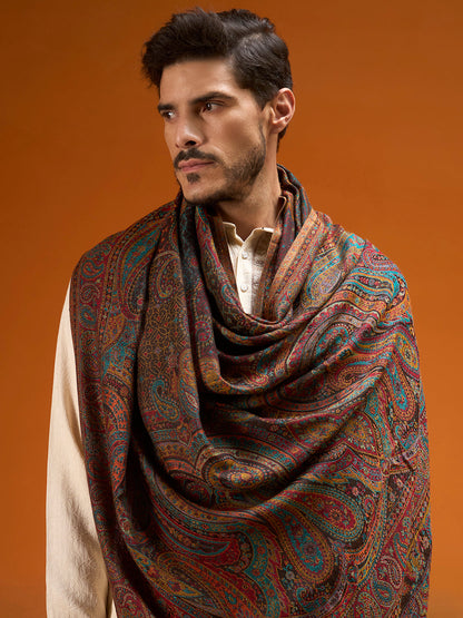 Men Grand Paisley Kaani Shawl