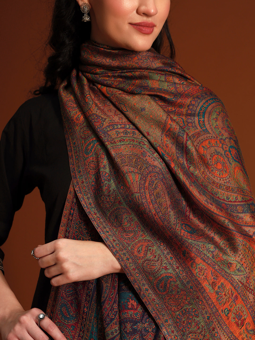 Women Grand Paisley Kaani Kashmiri Shawl