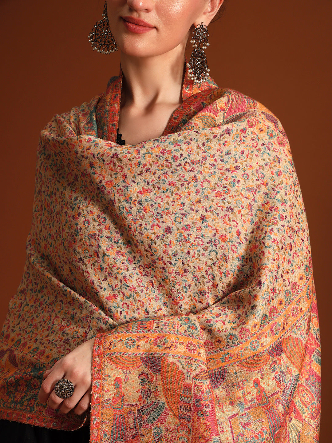 Women Persian Court kaani stole