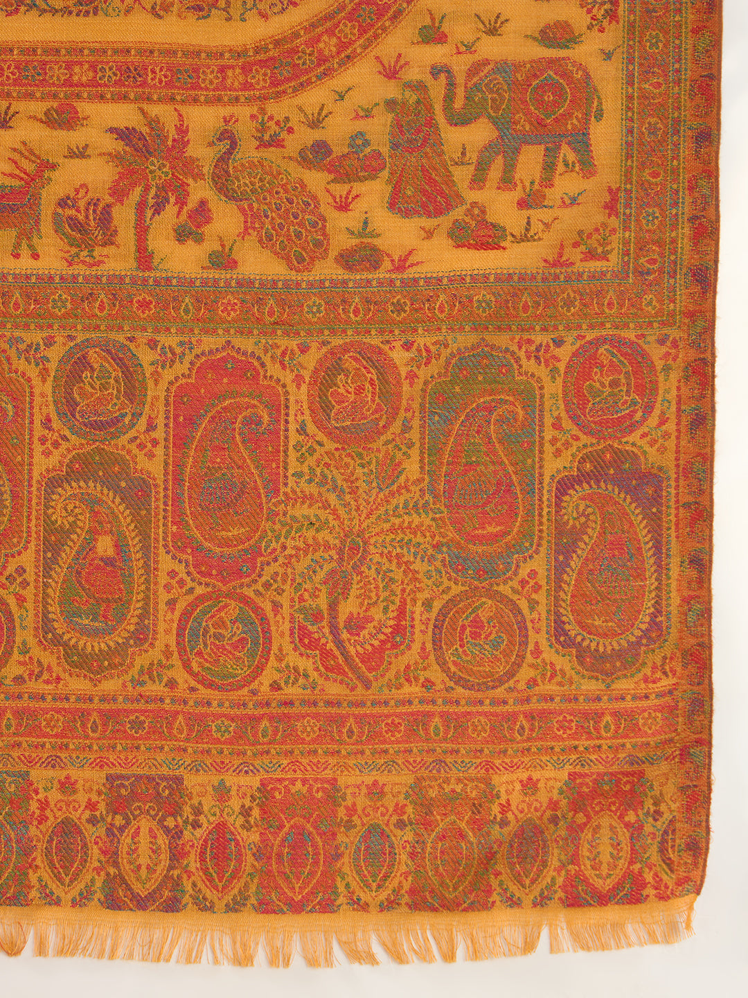 Women Orchard Kaani Wool Blend Kashmiri Shawl