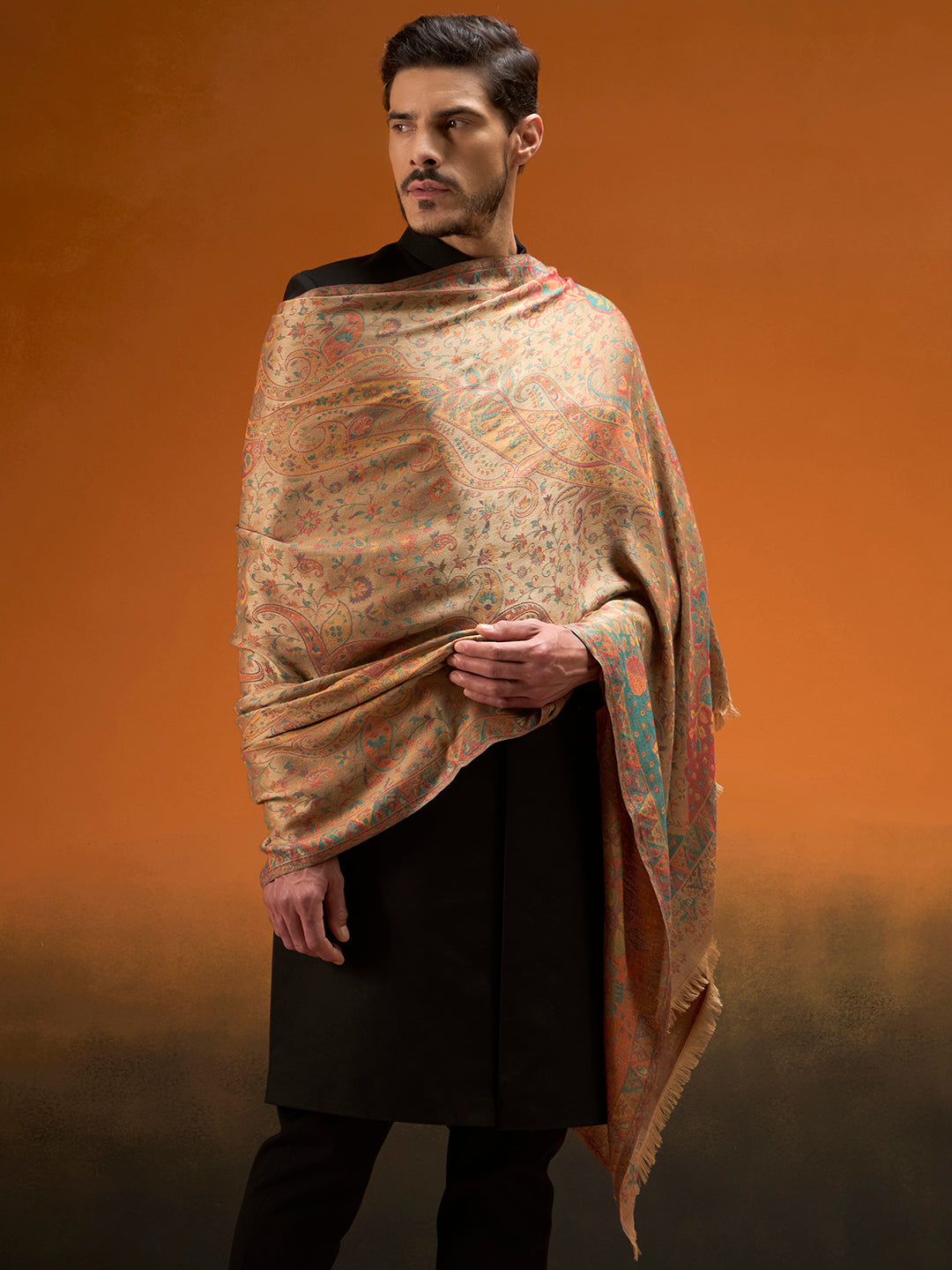 Men Grand Paisley Kaani Shawl
