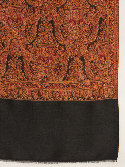 Women Gulnaar Royale Zari Reversible Kaani Fine Wool Shawl