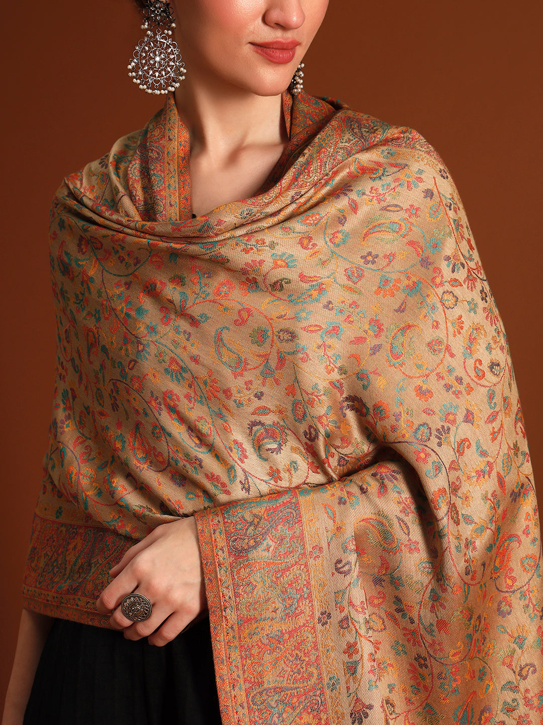 Women Imperial Royal botanica Kaani Stole