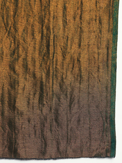 Pashmoda Womenƒ??s Zarish Reversible Zari Moonlight Fine Wool Stole (Size: 71x203 Cm)
