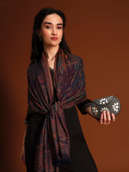 Women Grand Paisley Kaani Kashmiri Shawl