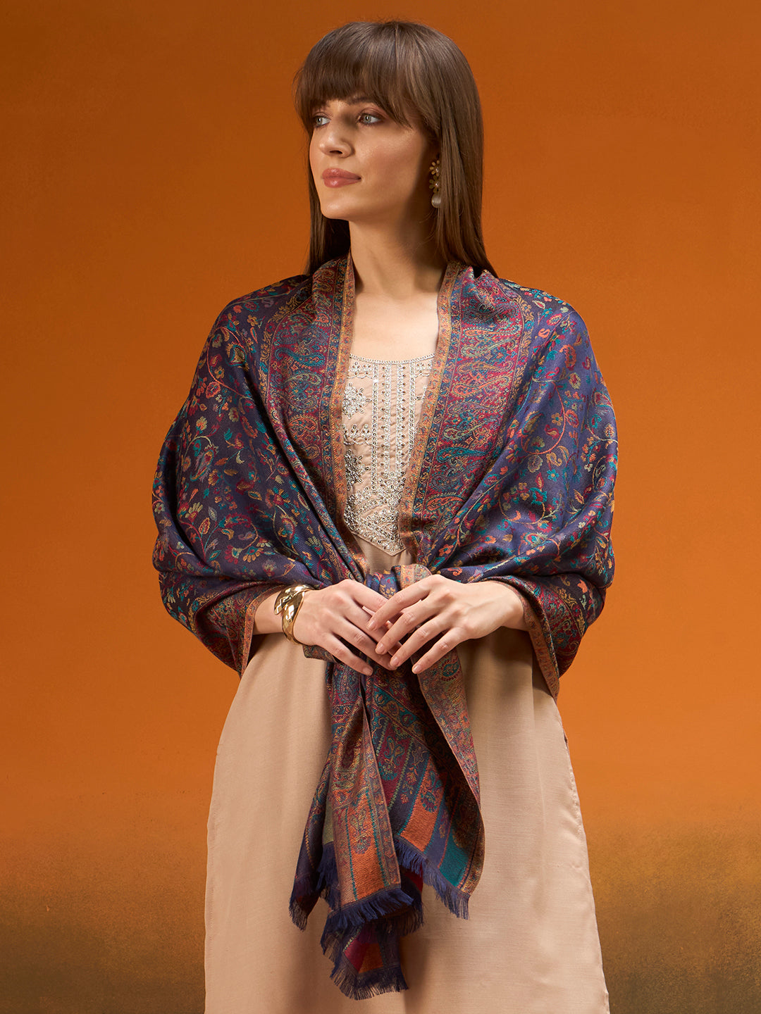 Women Imperial Royal botanica Kaani Stole