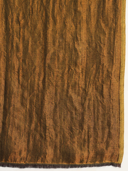 Pashmoda Womenƒ??s Zarish Reversible Zari Moonlight Fine Wool Stole (Size: 71x203 Cm)