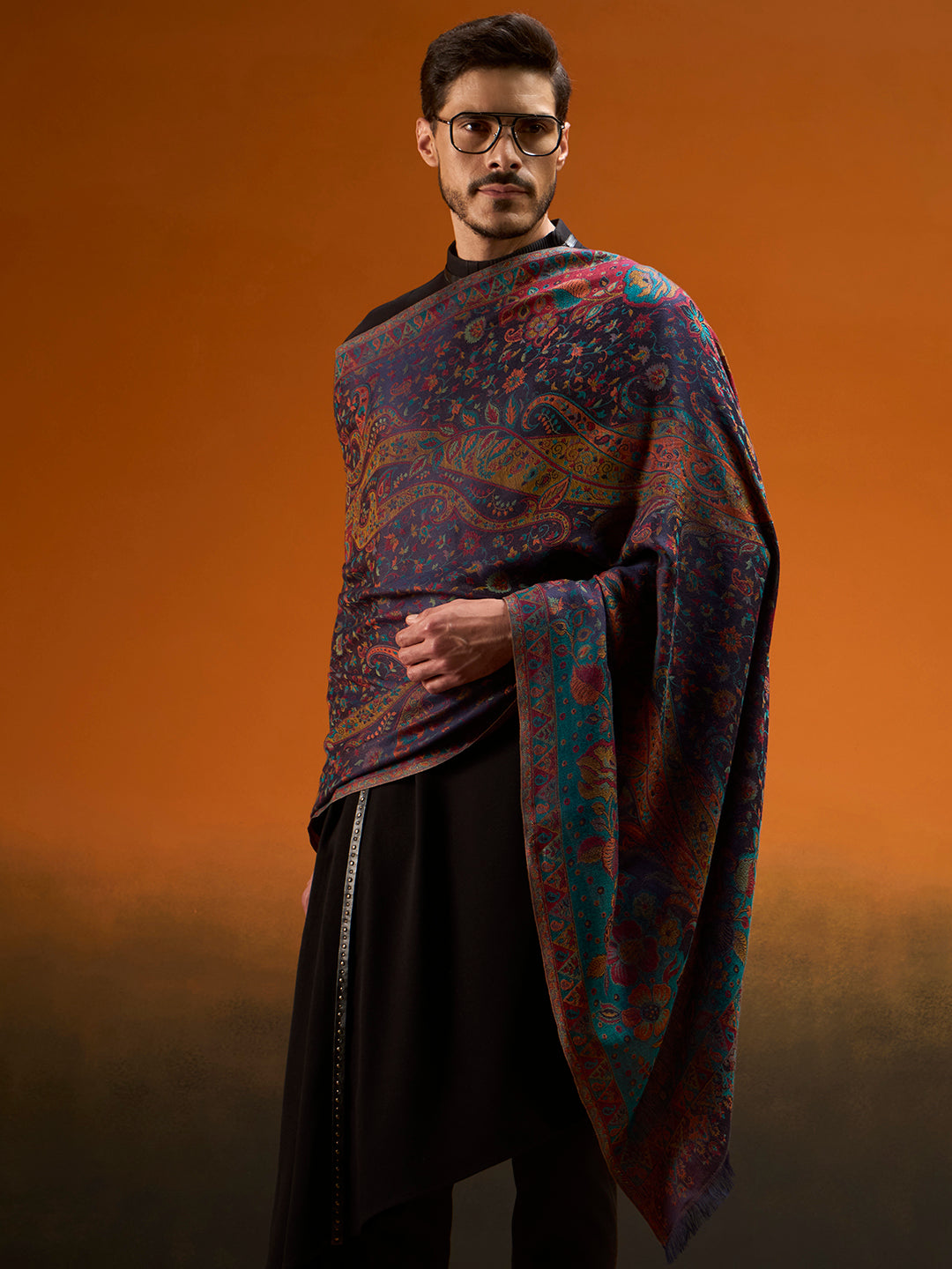 Men Grand Paisley Kaani Shawl