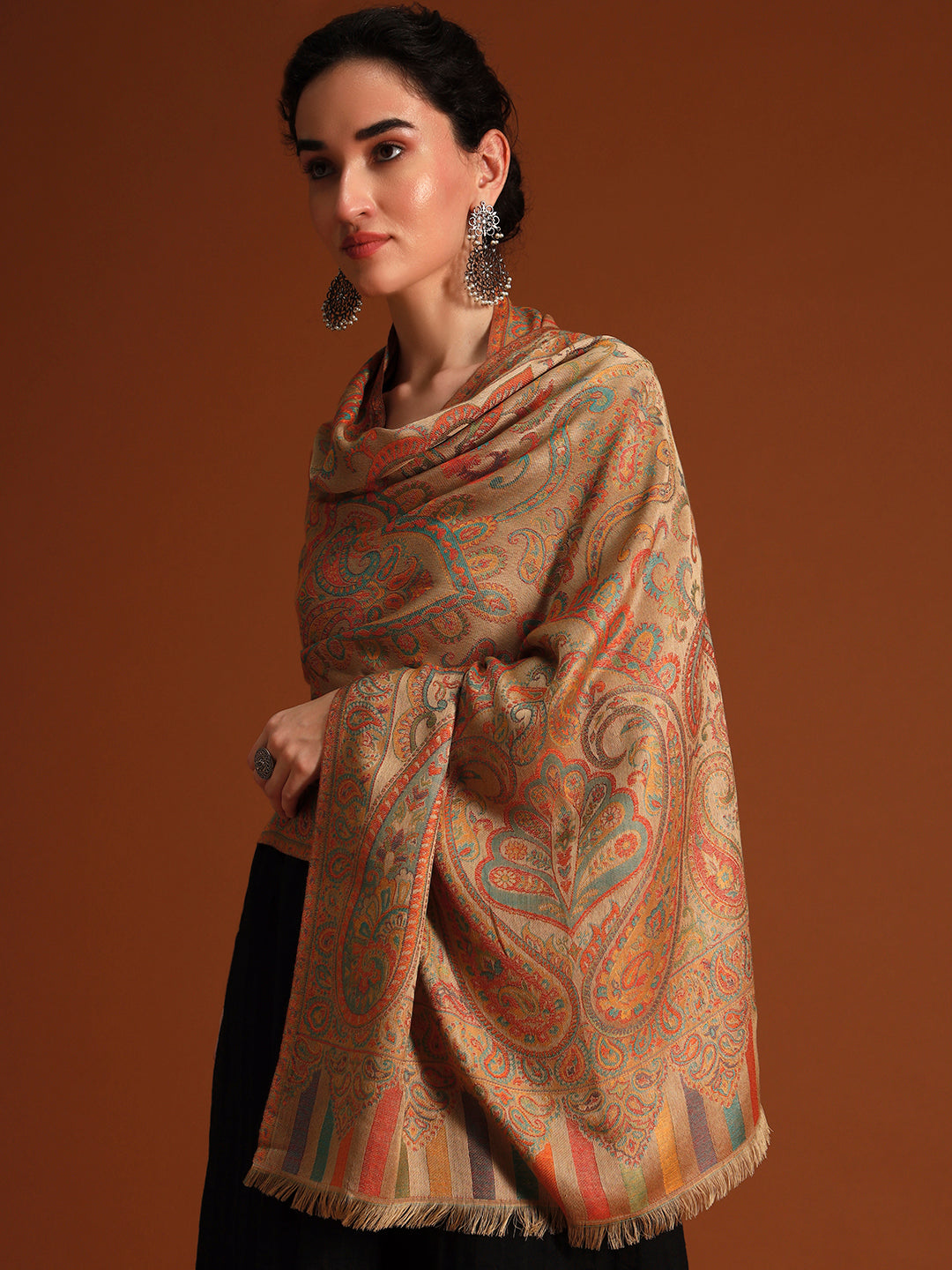 Women Imperial Ambi Kaani Stole