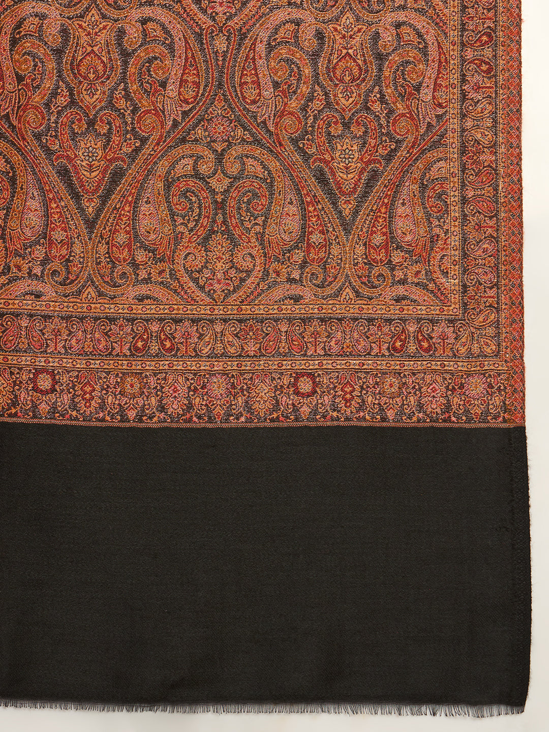 Women Regalis Zari Reversible Kaani Fine Wool Shawl