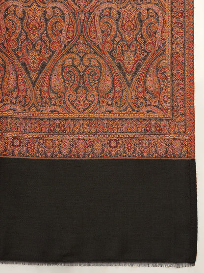 Women Regalis Zari Reversible Kaani Fine Wool Shawl