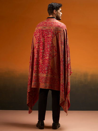 Men Shahi Manzar Fine Wool Kaani Shawl