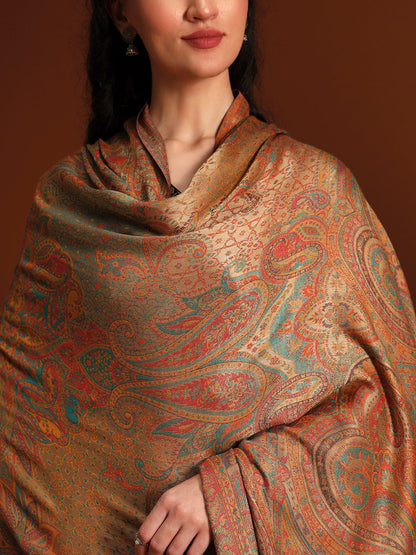 Women Grand Paisley Kaani Kashmiri Shawl