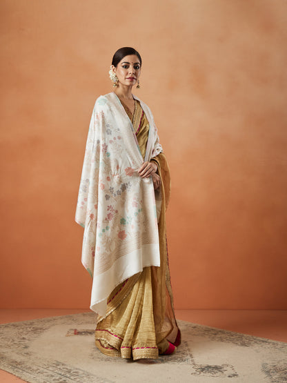 Pashmoda Women Nayab Kaani Stole (Size:  71X203 CM)