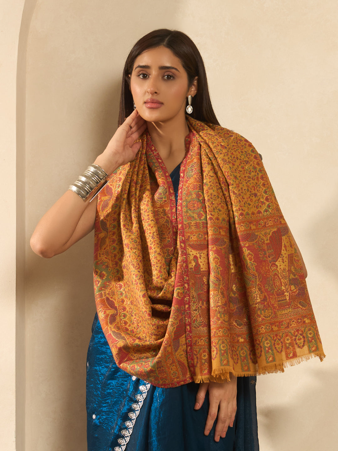 Women Persian Court kaani stole