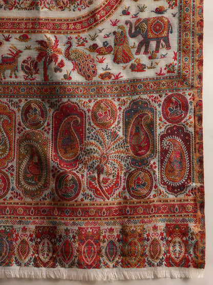 Women Orchard Kaani Wool Blend Kashmiri Shawl