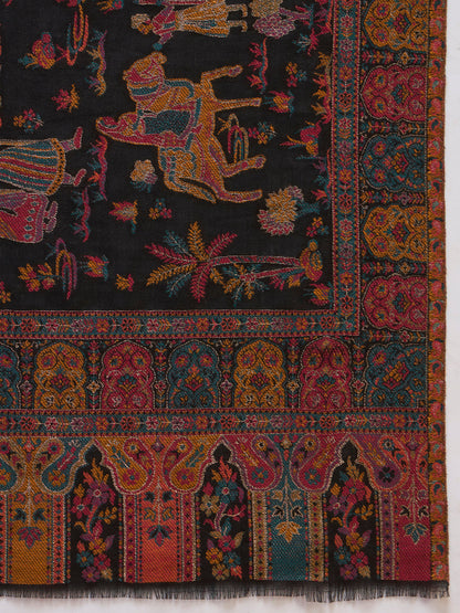 Men Gulrukh Reversible Kaani Zari Shawl