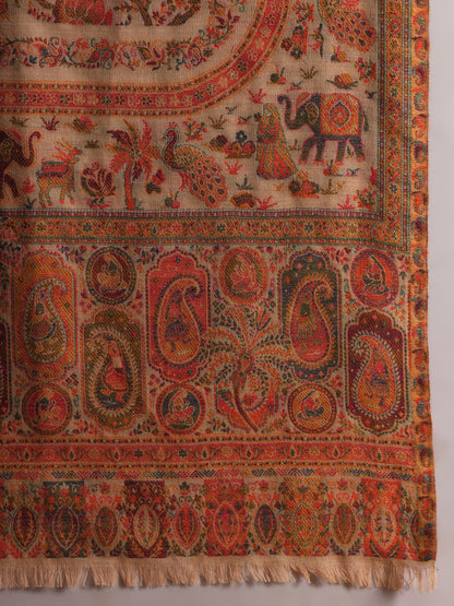 Women Orchard Kaani Wool Blend Kashmiri Shawl