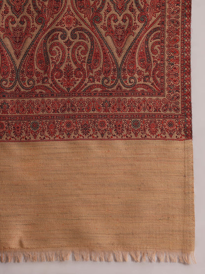 Women Regalis Zari Reversible Kaani Fine Wool Shawl