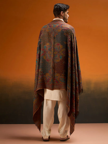 Men Grand Paisley Kaani Shawl
