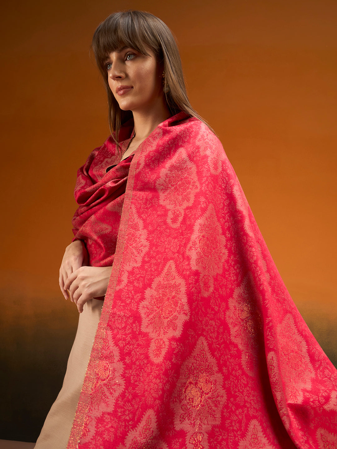 Women Imperial Royal brocade Kaani Stole