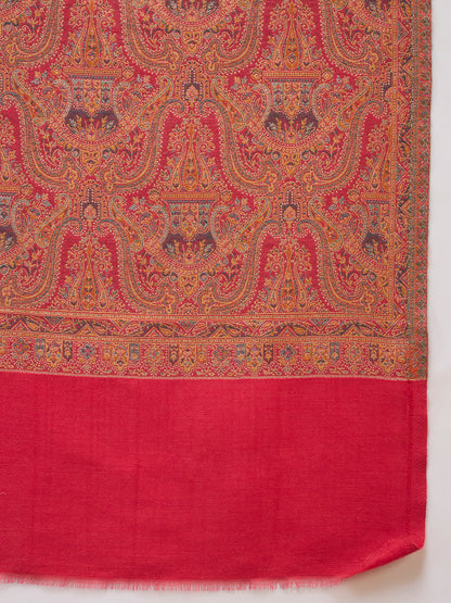 Women Gulnaar Royale Zari Reversible Kaani Fine Wool Shawl