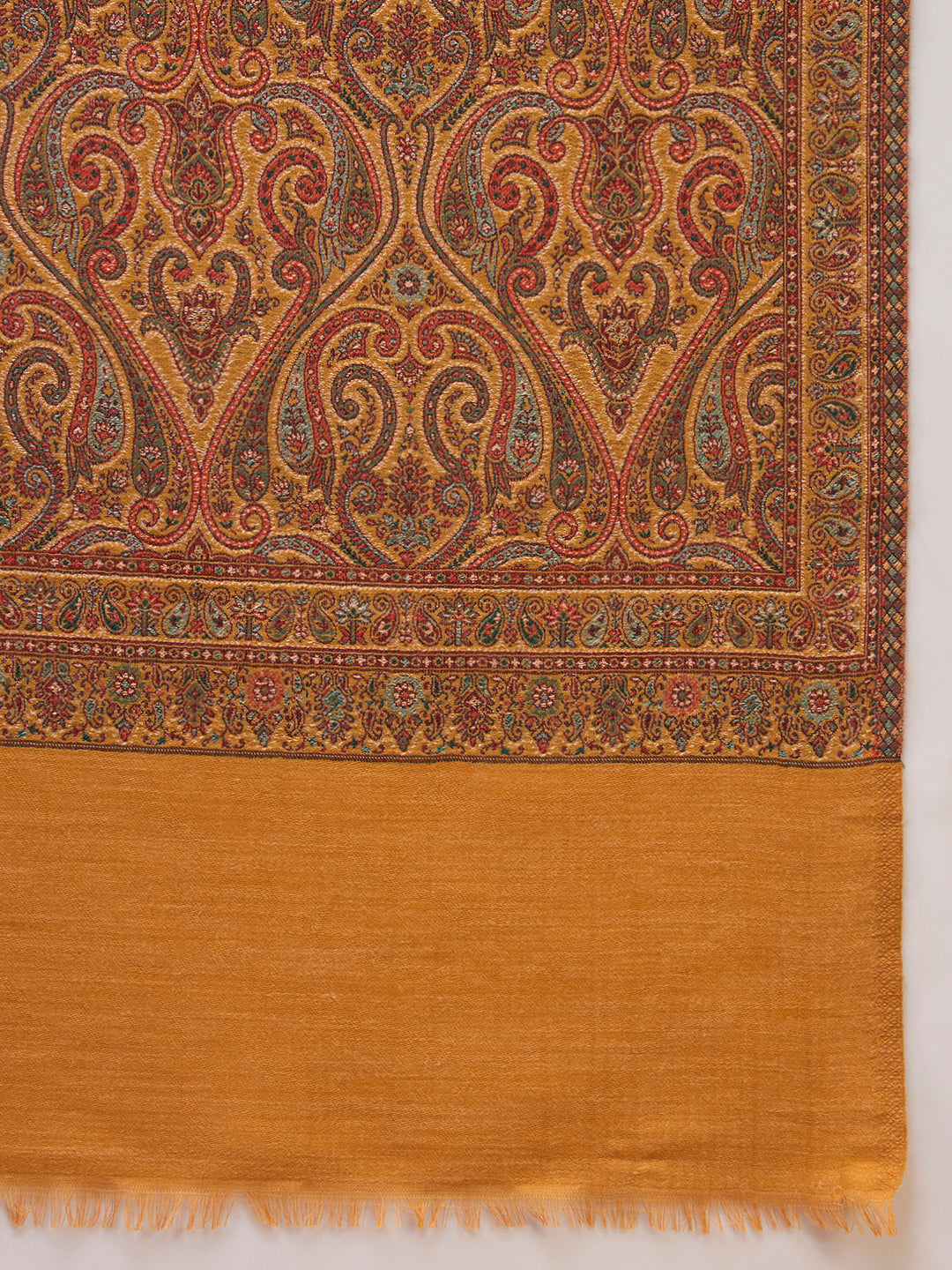 Women Regalis Zari Reversible Kaani Fine Wool Shawl