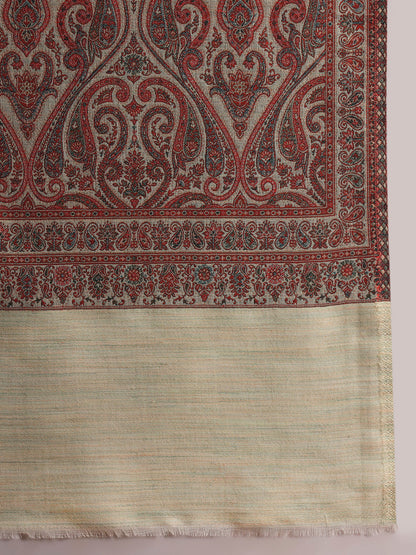 Women Regalis Zari Reversible Kaani Fine Wool Shawl