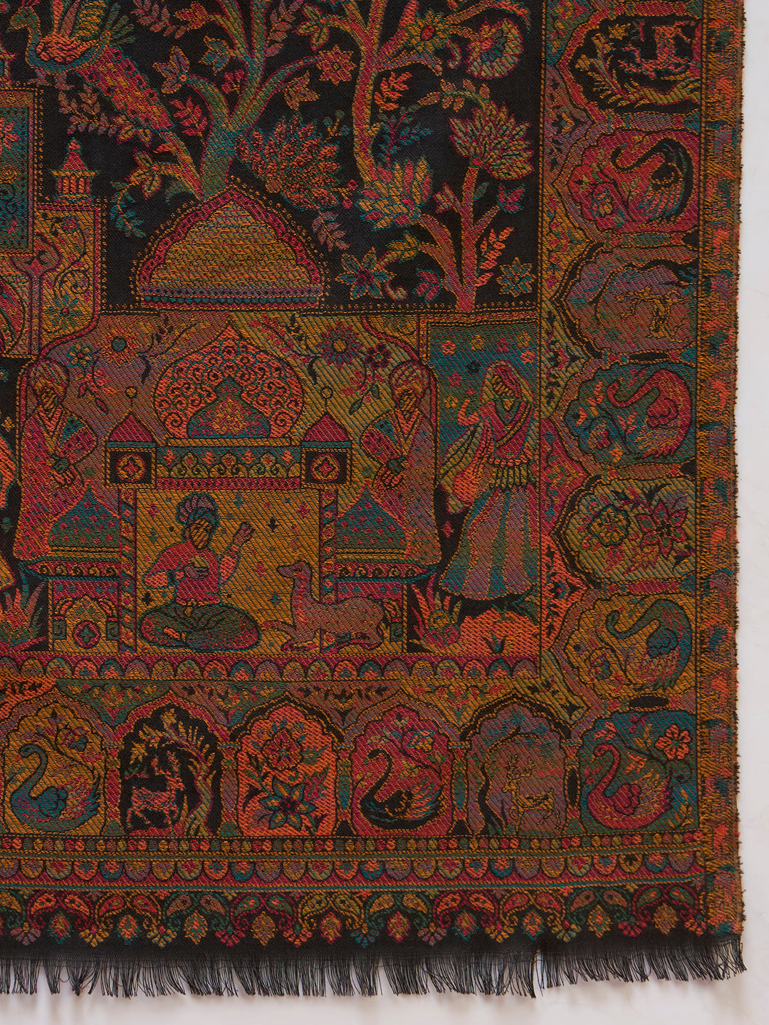 Men Shahi Manzar Fine Wool Kaani Shawl