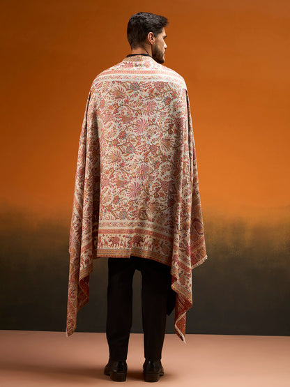 Men Kaani Orchard Fine Wool Kaani Shawl