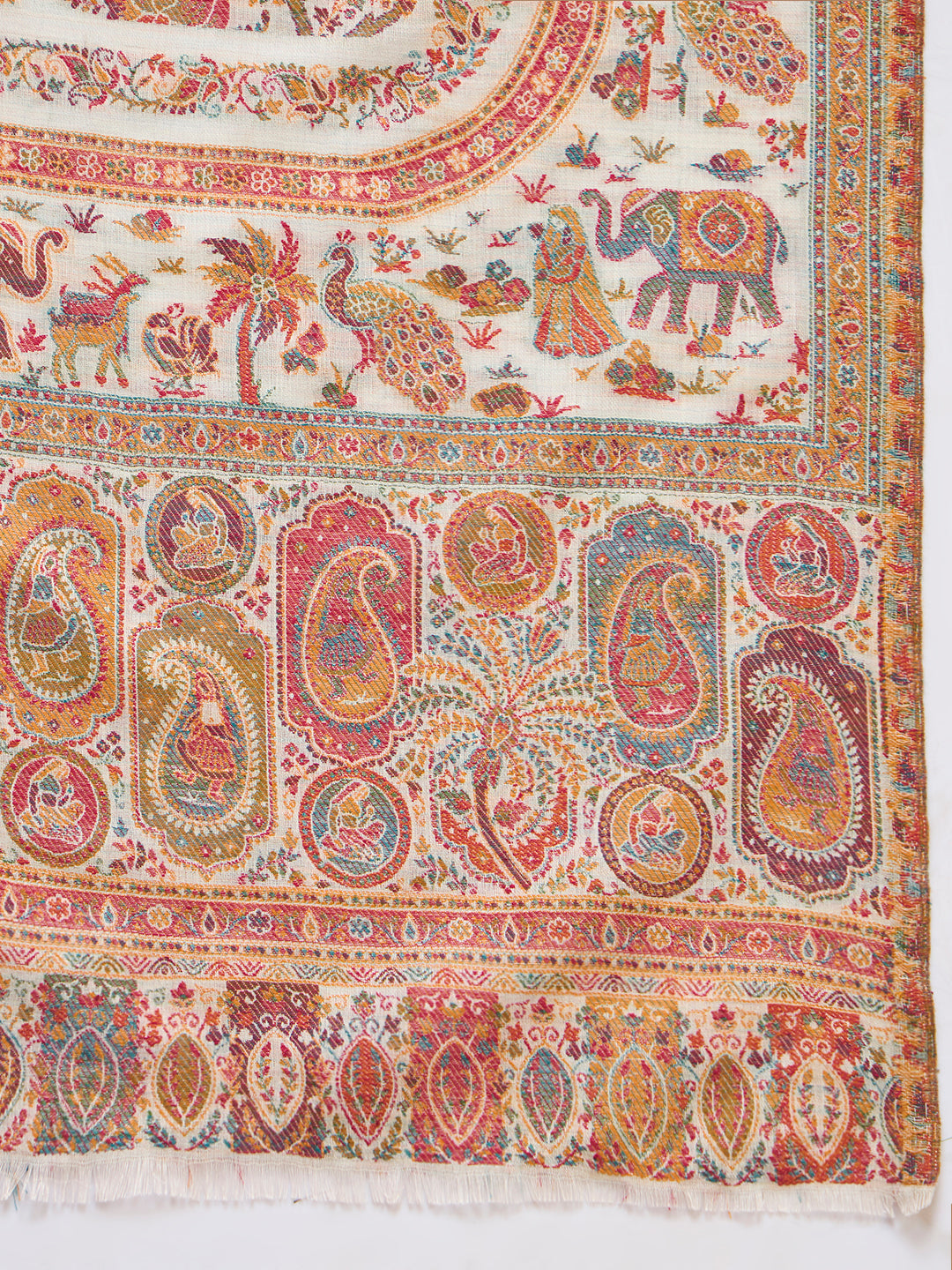 Men Kaani Orchard Fine Wool Kaani Shawl