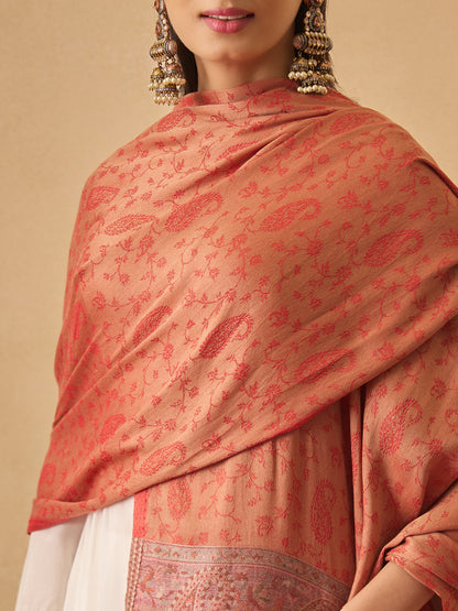 Pashmoda Women Gulpari Kaani Stole (Size : 71X203 CM)