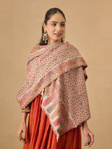 Pashmoda Women Mehak Kaani Wool Blend Kashmiri Shawl (Size: 101X203 CM)