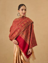 Pashmoda Women Gulbadn Kashmiri Jamawar Woven Shawl (Size: 101X203 CM)