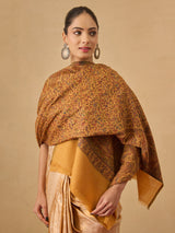Pashmoda Women Gulbadn Kashmiri Jamawar Woven Shawl (Size: 101X203 CM)