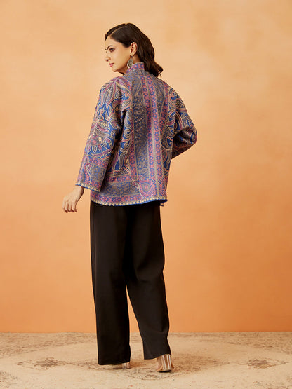 Nalki Embroidered Silk Jacket