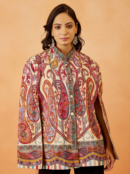 Kalamkari Embroidered Cape