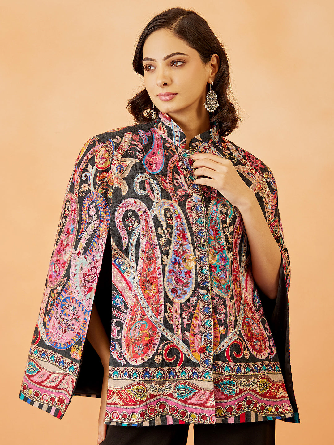 Kalamkari Embroidered Cape