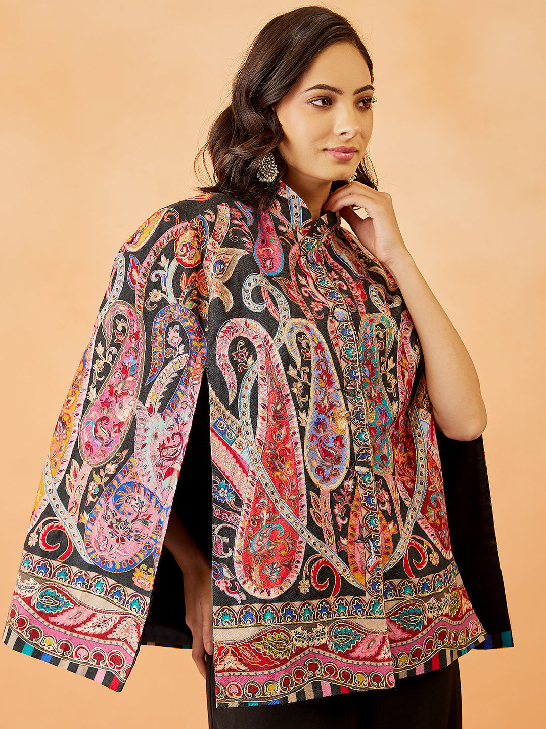 Kalamkari Embroidered Cape