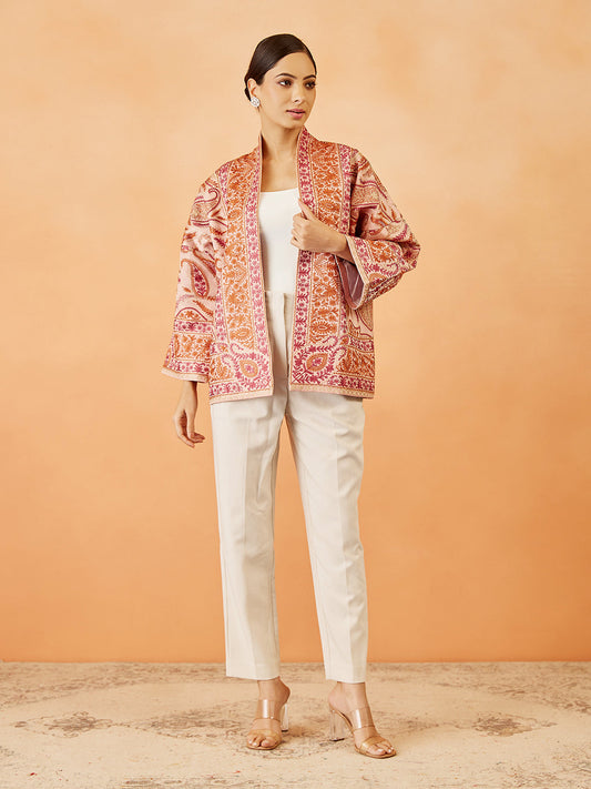 Nalki Embroidered Cape
