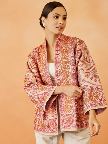 Nalki Embroidered Cape