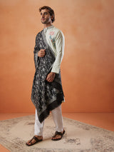 Men Gul-e-Mohabbat Kaani Stole (Size 71x203 cm)