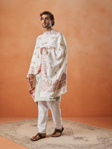 Men Pari Mahal Kaani Stole (Size 71x203 cm)